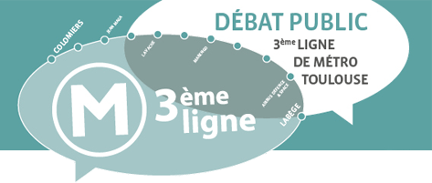 Débat public 3ème ligne de metro Toulouse