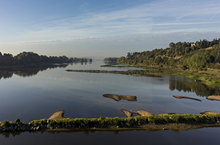 Lit de la Loire en amont de Nantes