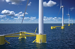 Eoliennes floatantes du Golfe du Lion