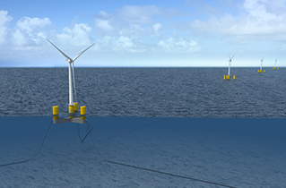 Eoliennes flottantes